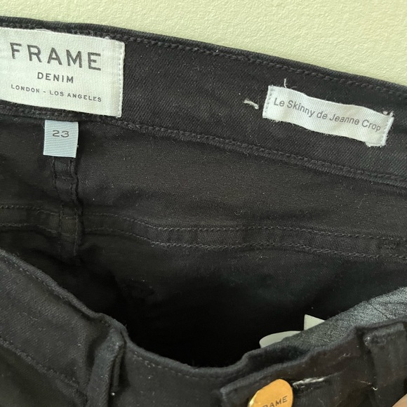 Frame denim Le skinny de Jeanne black skinny jeans 23 - Picture 5 of 8
